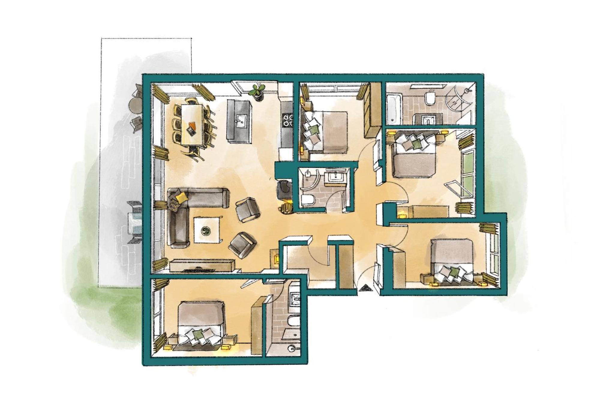 Matthiol Appartements Zermatt Zimmer foto